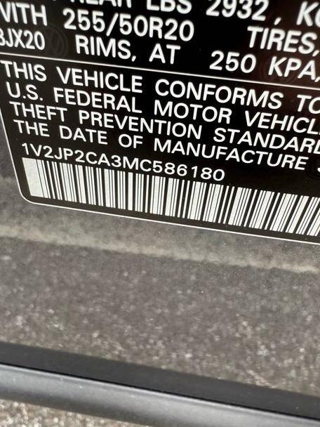 VOLKSWAGEN ATLAS 2021 1V2JP2CA3MC586180 image