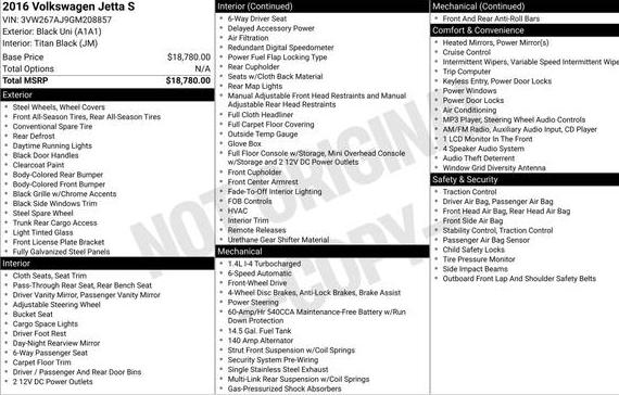 VOLKSWAGEN JETTA 2016 3VW267AJ9GM208857 image