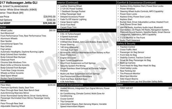 VOLKSWAGEN JETTA 2017 3VW4T7AJ4HM346969 image
