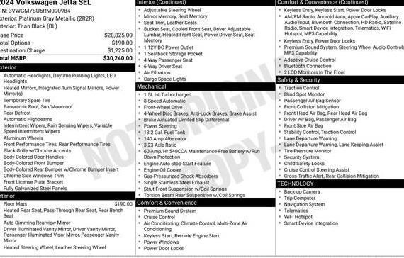 VOLKSWAGEN JETTA 2024 3VWGM7BU6RM090984 image VOLKSWAGEN JETTA 2024 3VWGM7BU6RM090984 image