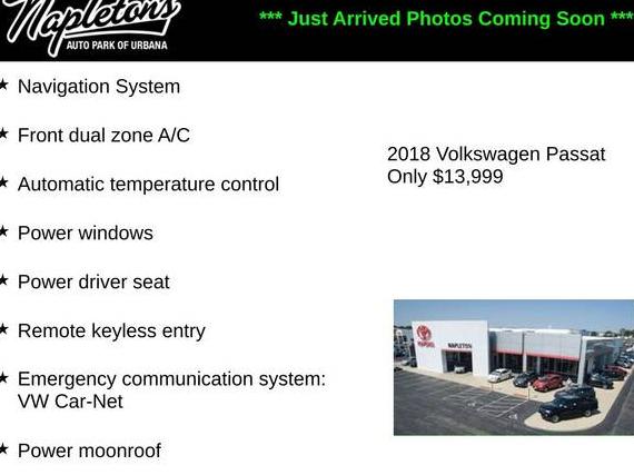 VOLKSWAGEN PASSAT 2018 1VWBA7A31JC024747 image VOLKSWAGEN PASSAT 2018 1VWBA7A31JC024747 image