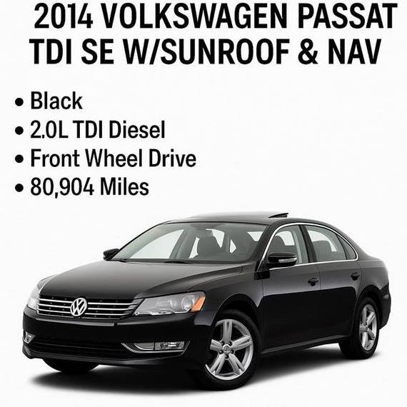 VOLKSWAGEN PASSAT 2014 1VWBN7A34EC006074 image