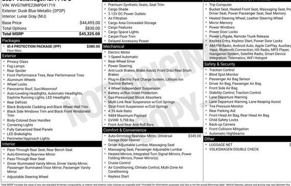 VOLKSWAGEN ID.4 2021 WVGTMPE23MP041719 image