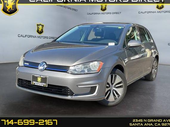 VOLKSWAGEN E-GOLF 2016 WVWKP7AU7GW912405 image