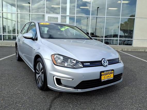 VOLKSWAGEN E-GOLF 2016 WVWKP7AU1GW916532 image