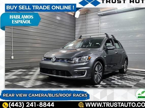 VOLKSWAGEN E-GOLF 2019 WVWKR7AU6KW910664 image