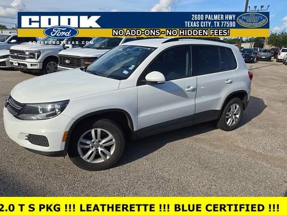 VOLKSWAGEN TIGUAN 2017 WVGAV7AX7HK004777 image