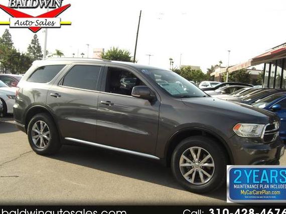 DODGE DURANGO 2016 1C4RDHDG7GC315050 image