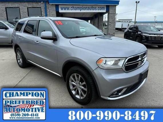 DODGE DURANGO 2018 1C4RDJAG8JC330160 image