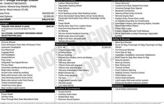 DODGE DURANGO 2011 1D4SE5GT9BC600320 image