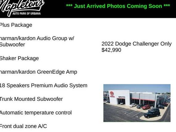 DODGE CHALLENGER 2022 2C3CDZFJ8NH191339 image