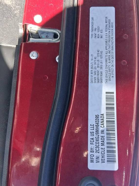 DODGE CHARGER 2021 2C3CDXGJ9MH643395 image DODGE CHARGER 2021 2C3CDXGJ9MH643395 image