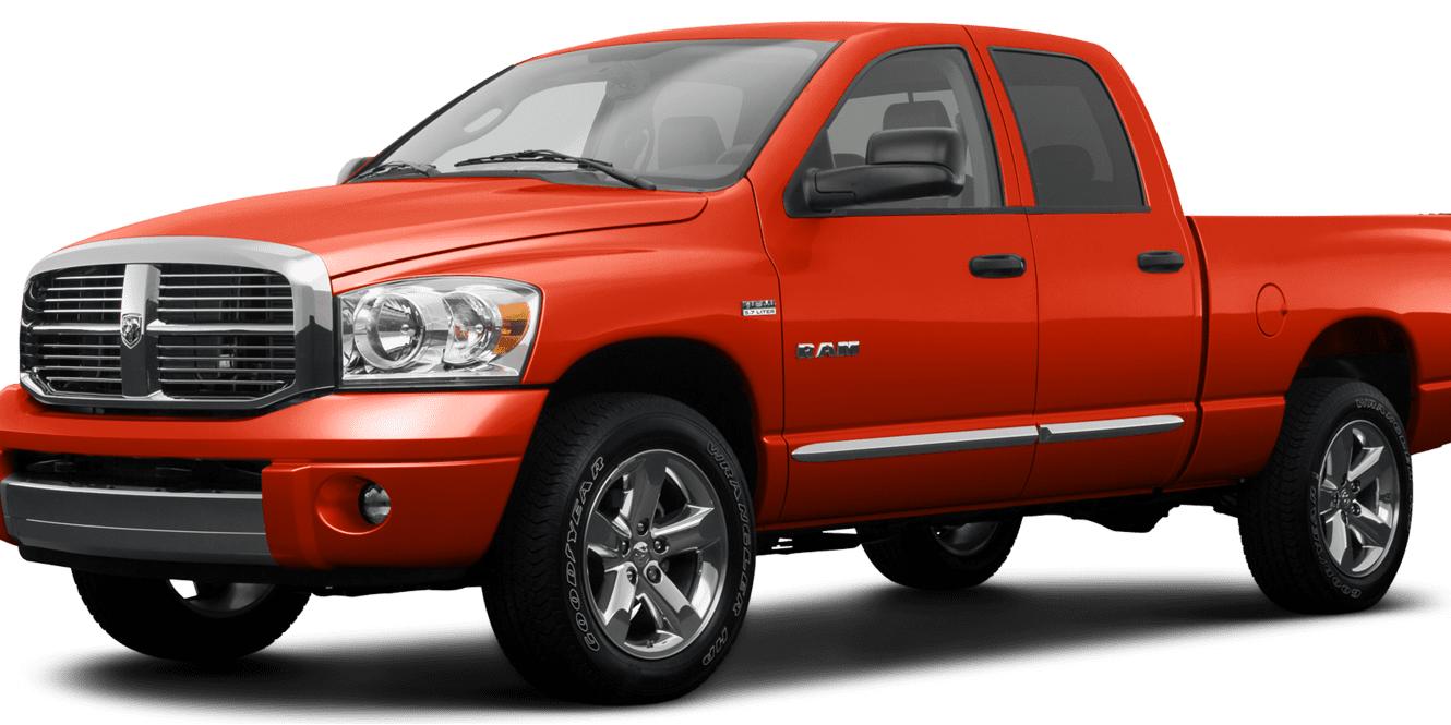 DODGE RAM 2008 1D7HU182X8J143360 image