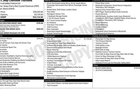 JEEP CHEROKEE 2015 1C4PJMBS7FW624739 image