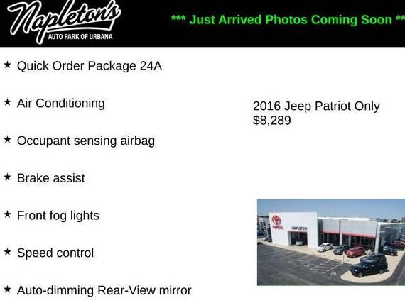 JEEP PATRIOT 2016 1C4NJPBA2GD788512 image