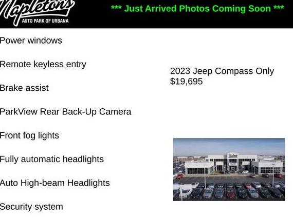 JEEP COMPASS 2023 3C4NJDBN1PT561825 image JEEP COMPASS 2023 3C4NJDBN1PT561825 image