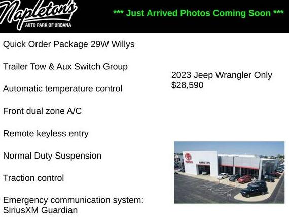 JEEP WRANGLER 2023 1C4JJXN64PW661478 image