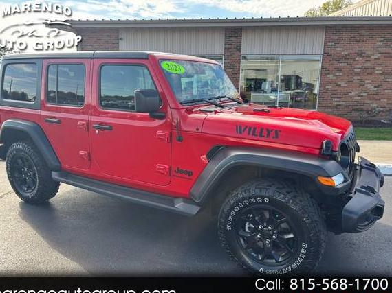 JEEP WRANGLER 2023 1C4HJXDG0PW581670 image