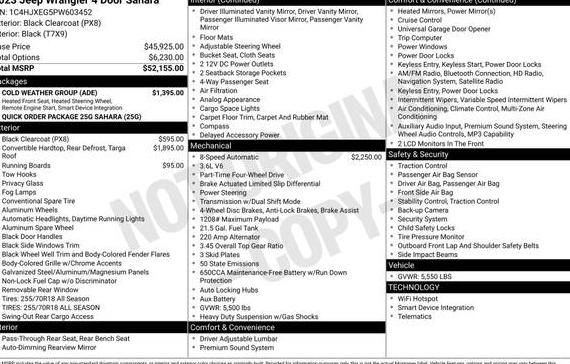 JEEP WRANGLER 2023 1C4HJXEG5PW603452 image