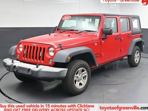 JEEP WRANGLER 2016 1C4BJWKG4GL336701 image