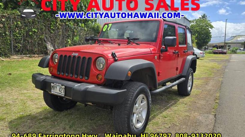 JEEP WRANGLER 2007 1J4GA39157L181222 image