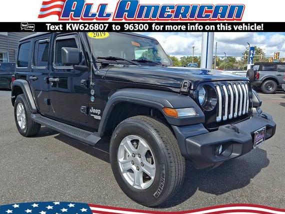 JEEP WRANGLER 2019 1C4HJXDG7KW626807 image