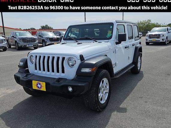 JEEP WRANGLER 2019 1C4HJXDNXKW638027 image