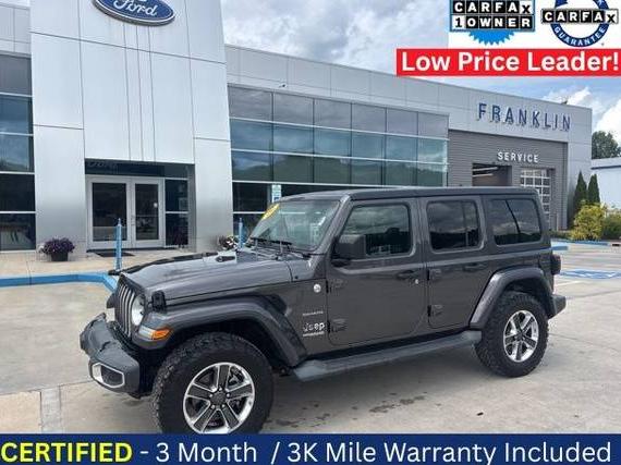 JEEP WRANGLER 2019 1C4HJXEG8KW615328 image