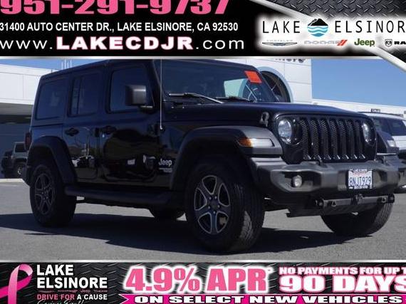 JEEP WRANGLER 2019 1C4HJXDG3KW569702 image