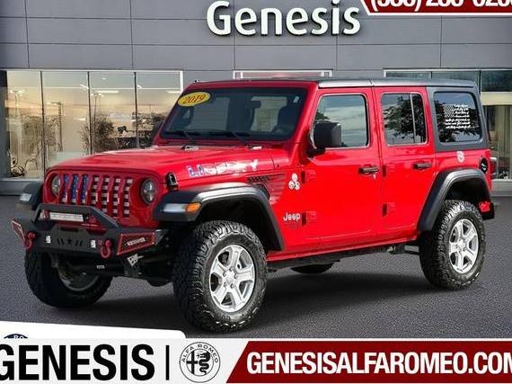 JEEP WRANGLER 2019 1C4HJXDN8KW637863 image