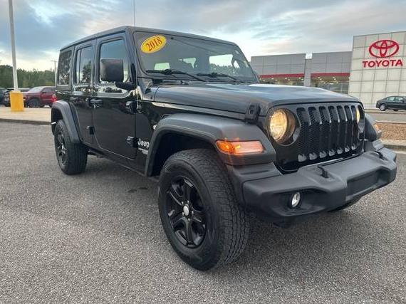 JEEP WRANGLER 2018 1C4HJXDG8JW176762 image