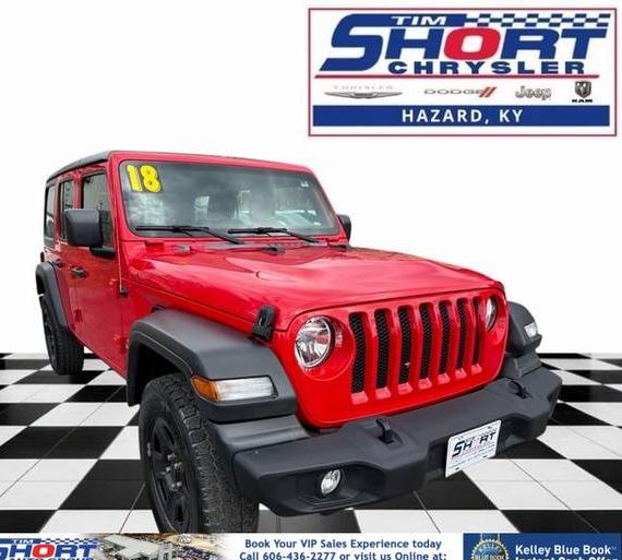 JEEP WRANGLER 2018 1C4HJXDG6JW258862 image