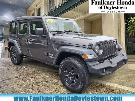 JEEP WRANGLER 2018 1C4HJXDG3JW153325 image