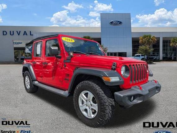JEEP WRANGLER 2018 1C4HJXDG6JW178994 image