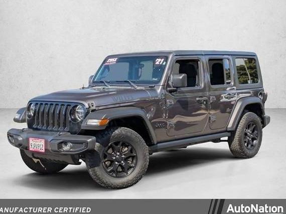 JEEP WRANGLER 2021 1C4HJXDG5MW506331 image