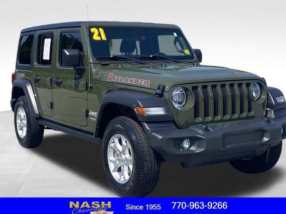 JEEP WRANGLER 2021 1C4HJXDG0MW756009 image JEEP WRANGLER 2021 1C4HJXDG0MW756009 image