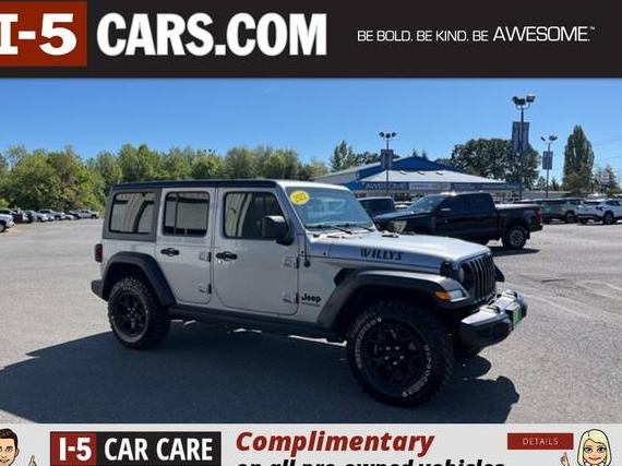 JEEP WRANGLER 2021 1C4HJXDG3MW750365 image