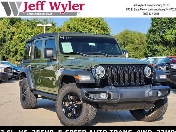 JEEP WRANGLER 2021 1C4HJXDG8MW693063 image