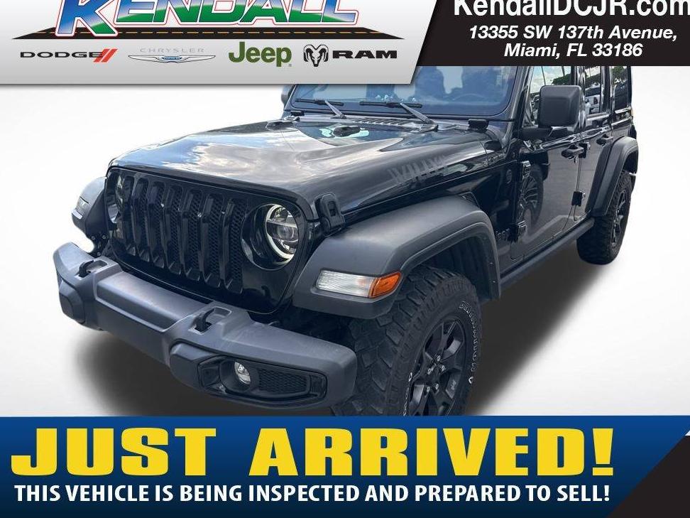 JEEP WRANGLER 2021 1C4HJXDG9MW647421 image