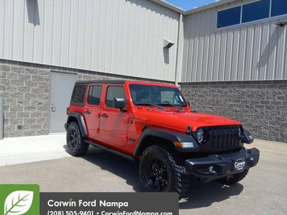 JEEP WRANGLER 2021 1C4HJXDN5MW762354 image