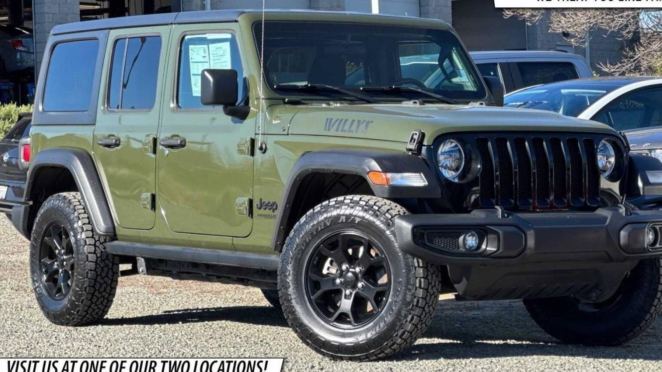 JEEP WRANGLER 2021 1C4HJXDN5MW528778 image