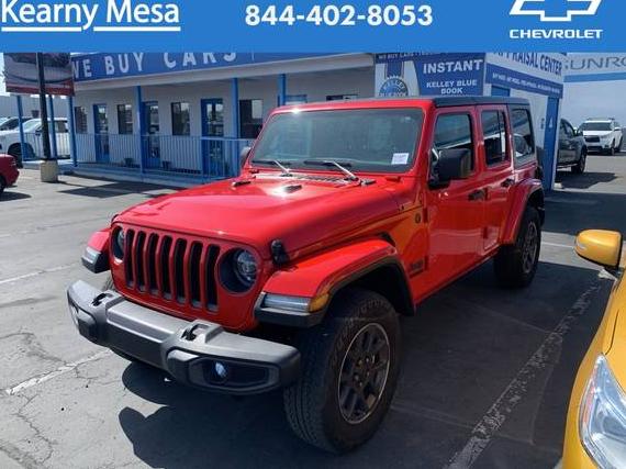 JEEP WRANGLER 2021 1C4HJXDG3MW616004 image