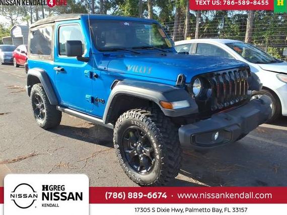 JEEP WRANGLER 2021 1C4GJXANXMW713621 image