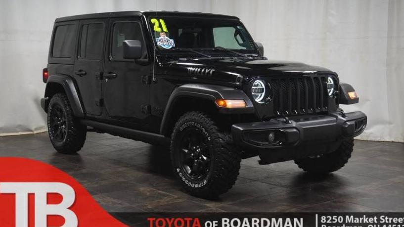 JEEP WRANGLER 2021 1C4HJXDN1MW528406 image