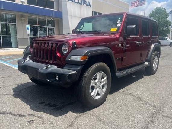 JEEP WRANGLER 2021 1C4HJXDN1MW743087 image