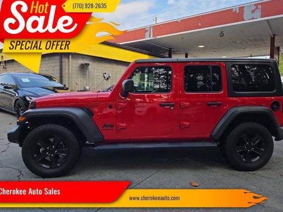 JEEP WRANGLER 2021 1C4HJXDN6MW578606 image JEEP WRANGLER 2021 1C4HJXDN6MW578606 image