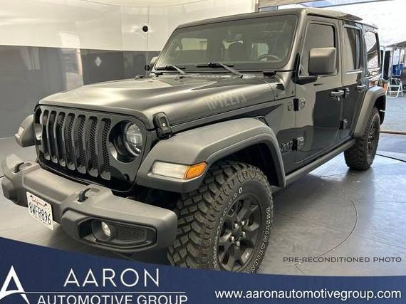 JEEP WRANGLER 2021 1C4HJXDG7MW697573 image
