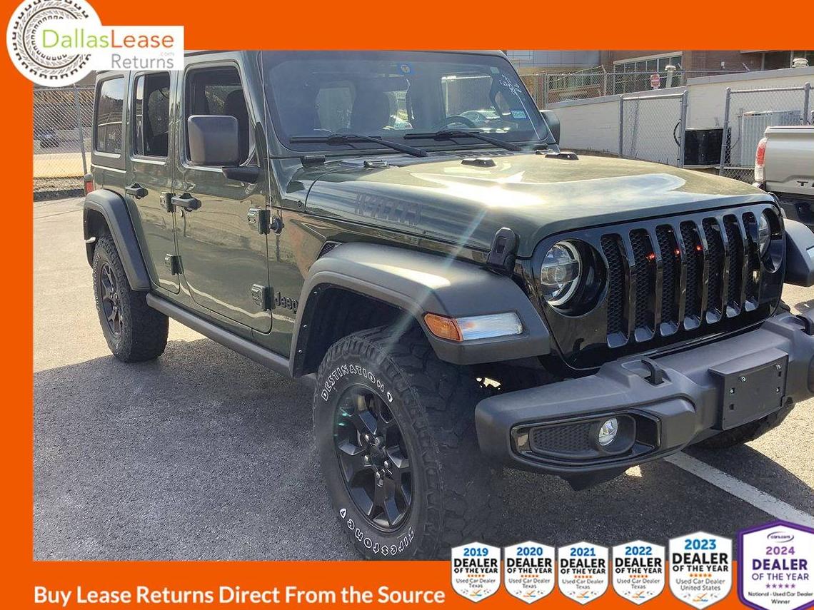 JEEP WRANGLER 2021 1C4HJXDG9MW699373 image