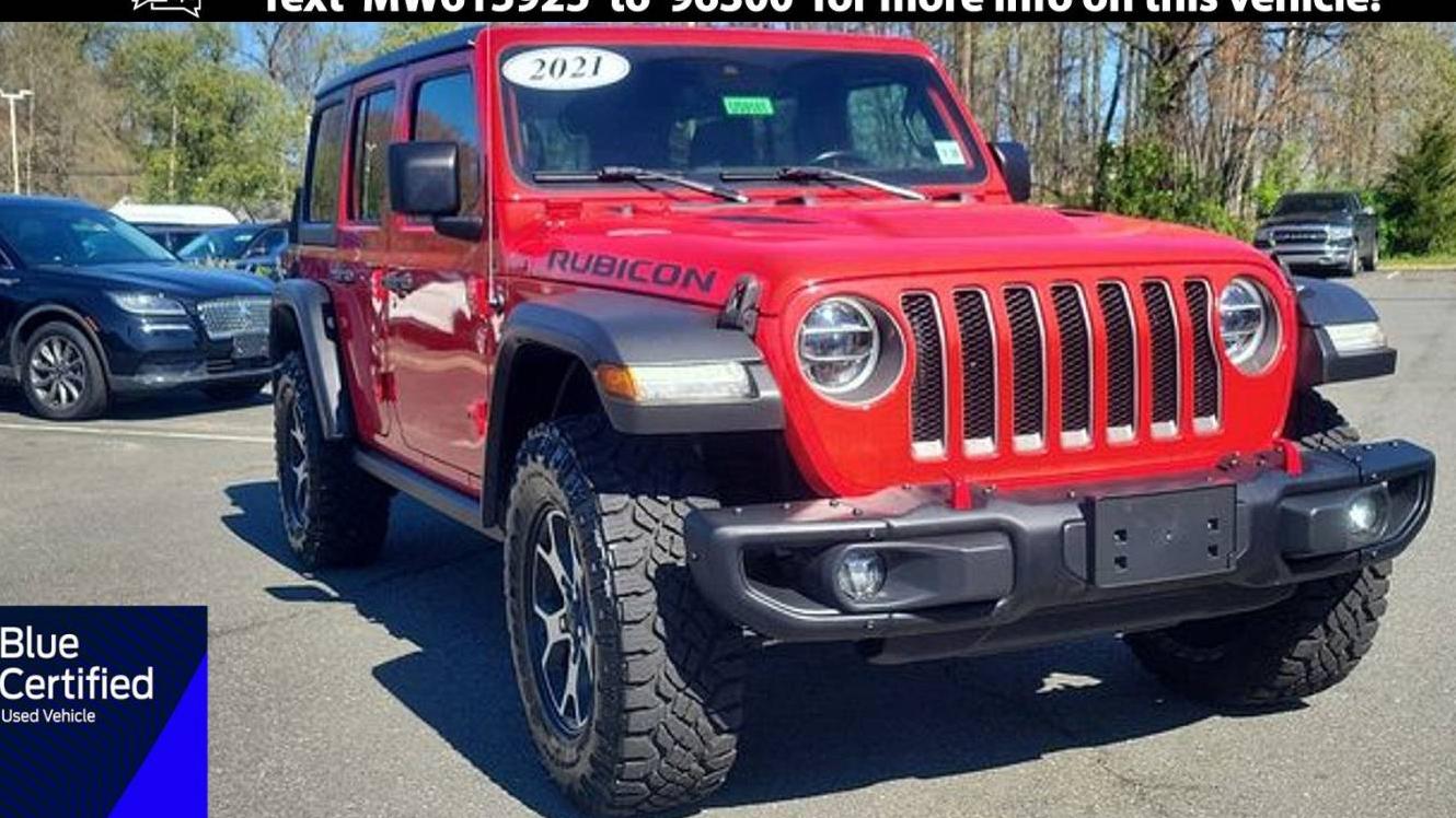 JEEP WRANGLER 2021 1C4HJXFG2MW615925 image