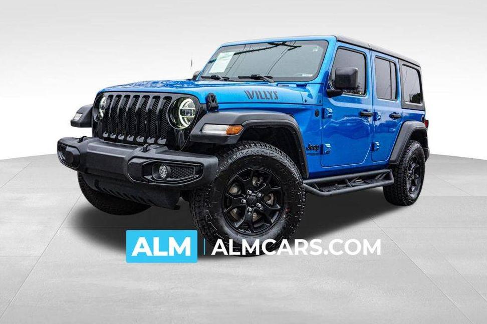 JEEP WRANGLER 2021 1C4HJXDN8MW681736 image